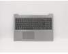 Lenovo C-Abdeckung mit Tastatur, Englisch (GB), Platingrau para Lenovo IdeaPad L340-15API (81LW)