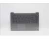 Lenovo C-Abdeckung mit Tastatur, Bulgarisch, Arktisgrau, Hintergrundbeleuchtung, Fingerabdruck para Lenovo IdeaPad 3-15ALC6 (82KU)