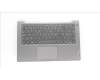 Lenovo C-Abdeckung mit Tastatur, Belgisch, Arktisgrau, Fingerabdruck para Lenovo IdeaPad 3-14ABA7 (82RM)
