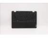 Lenovo C-Abdeckung mit Tastatur, Englisch (US, Euro), Schwarz para Lenovo 14w Gen 2 (82N8/82N9)