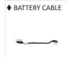 Asus 14011-045836RR CX5601FBA BATTERY CABLE 111.9MM