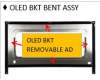 Asus K6500ZE OLED FRAME BKT BENT ASSY para Asus VivoBook Pro 15 K6500ZC