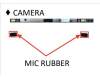 Asus K6501ZM CAMERA DMIC RUBBER para Asus VivoBook Pro 15X M6501RR