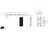 Asus UM5401QA-8K BTM BACK RUBBER para Asus ZenBook 14X OLED UM5401QA