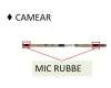Asus NR2202RX MIC RUBBER para Asus GX650RX