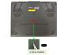 Asus NR2202RX-1A SCREW RUBBER para Asus GX650RX