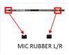 Asus GA402XY MIC RUBBER L para Asus Rog Zephyrus M16 GU604VV