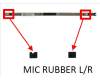 Asus GA402XY MIC RUBBER R para Asus Rog Zephyrus M16 GU604VV