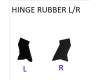 Asus GU603VV HINGE RUBBER R para Asus ROG Zephyrus G16 GU603VV