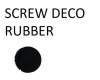 Asus GA402RK-2E SCREW DECO RUBBER para Asus ROG Zephyrus G14 GA402RJ