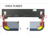 Asus GV302NF HINGE RUBBER R para Asus ROG Flow X13 GV302XU