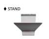 Asus M3700WUA STAND BLACK para Asus M3700WUAK