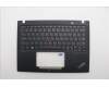 Lenovo 5M11N89408 C-Cover with keyboard, USA English, Black, Backlight, US