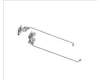 HP Display hinges with rubber para HP Omen 16-wf0000