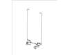 HP Left and Right Aluminum Hinge para HP 15-fc1000