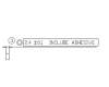 Asus GX701GX LIGHT GUIDE RUBBER para Asus ROG Zephyrus S17 GX701LV