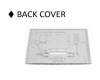 Asus M3700WUA BACK COVER BALCK para Asus M3700WUAK