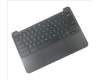 HP Top Cover & Keyboard Blk Tp Uk para HP Chromebook 11 G5