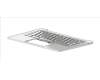 HP TOP COVER W KB SNW SP para HP Chromebook 14a-na0000