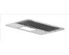 HP SPS-TOPCOVER W/KB CP BL UK para HP EliteBook x360 830 G8