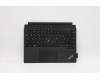 Lenovo MECH_ASM Backlit KB Israel(HBW)FPR Black para Lenovo ThinkPad X12 Detachable (20UW/20UV)