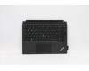 Lenovo MECH_ASM Backlit KB Norwegian FPR Black para Lenovo ThinkPad X12 Detachable (20UW/20UV)