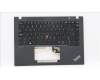 Lenovo MECH_ASM KBD C-Cov FRA/ENG BKLT Sunre BK para Lenovo ThinkPad T14s G3 (21BR/21BS)