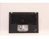 Lenovo MECH_ASM KBD C-Cov GER BKLT Transi BK para Lenovo ThinkPad T14s G3 (21BR/21BS)