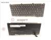 Fujitsu KEYBOARD BLACK W/O TS SWISS para Fujitsu LifeBook U7310