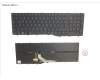 Fujitsu KEYBOARD BLACK W/ BL GERMANY para Fujitsu Celsius H5511