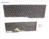 Fujitsu KEYBOARD BLACK W/ BL SWISS para Fujitsu LifeBook U7512