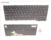 Fujitsu KEYBOARD BLACK W/ BL SPAIN para Fujitsu LifeBook U7411
