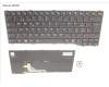 Fujitsu KEYBOARD BLACK W/ BL SWISS para Fujitsu LifeBook U7411