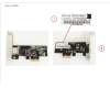 Fujitsu LAN CONTROLLER 2.5G PCIEX1 LP para Fujitsu Celsius J5010