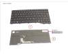 Fujitsu KEYBOARD BLACK W/ BL GERMANY para Fujitsu LifeBook U7313
