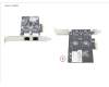 Fujitsu LAN CONTROLLER N-700 INTEL (2 PORT) FH para Fujitsu Celsius M7010