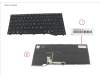 Fujitsu KEYBOARD BLACK W/ BL GERMANY (NEW_FN) para Fujitsu LifeBook U7313
