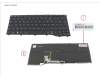 Fujitsu KEYBOARD BLACK W/ BL FRANCE (NEW_FN) para Fujitsu LifeBook U7313