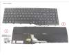 Fujitsu KEYBOARD BLACK W/ BL SWISS (NEW_FN) para Fujitsu LifeBook U7512