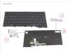 Fujitsu KEYBOARD BLACK W/ BL GERMAN (NEW_FN) para Fujitsu LifeBook U7411