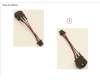 Fujitsu DC/IN CONNECTOR W/CABLE para Fujitsu LifeBook U729X