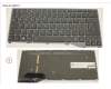 Fujitsu KEYBOARD BLACK W/ BL SWISS para Fujitsu LifeBook U729X
