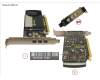 Fujitsu NVIDIA T400 LP para Fujitsu Primergy RX4770 M6