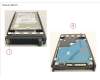 Fujitsu HD SAS 12G 300GB 15K HOT PL 2.5" EP para Fujitsu Primergy RX2520 M4
