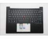 Lenovo 5M11S09720 MECH_ASM FRUKBD W/C EURO ENG (CHY) US BK