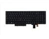 Lenovo NB_KYB TACHI2 CHY BL-KB RU para Lenovo ThinkPad P52s (20LB/20LC)