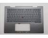 Lenovo MECH_ASM BL KB GY FPR WW CZE/SLK CHY para Lenovo ThinkPad X1 2-in-1 G10 (21Q0/21Q1)
