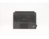 Lenovo MECH_ASM Backlit KB US English FPR Black para Lenovo ThinkPad X12 Detachable (20UW/20UV)