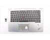 Lenovo MECH_ASM C-cover,KBD,DFN+FUYU,DE,SLV para Lenovo ThinkPad X1 Yoga 2nd Gen (20JD/20JE/20JF/20JG)