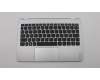 Lenovo COVER Upper Case L 80TX W/KB Silver UK para Lenovo Yoga 710-11IKB (80V6)